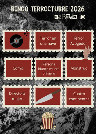 bingo terroctubre 2026 cartón B bingo terroctubre 2026 cartón B